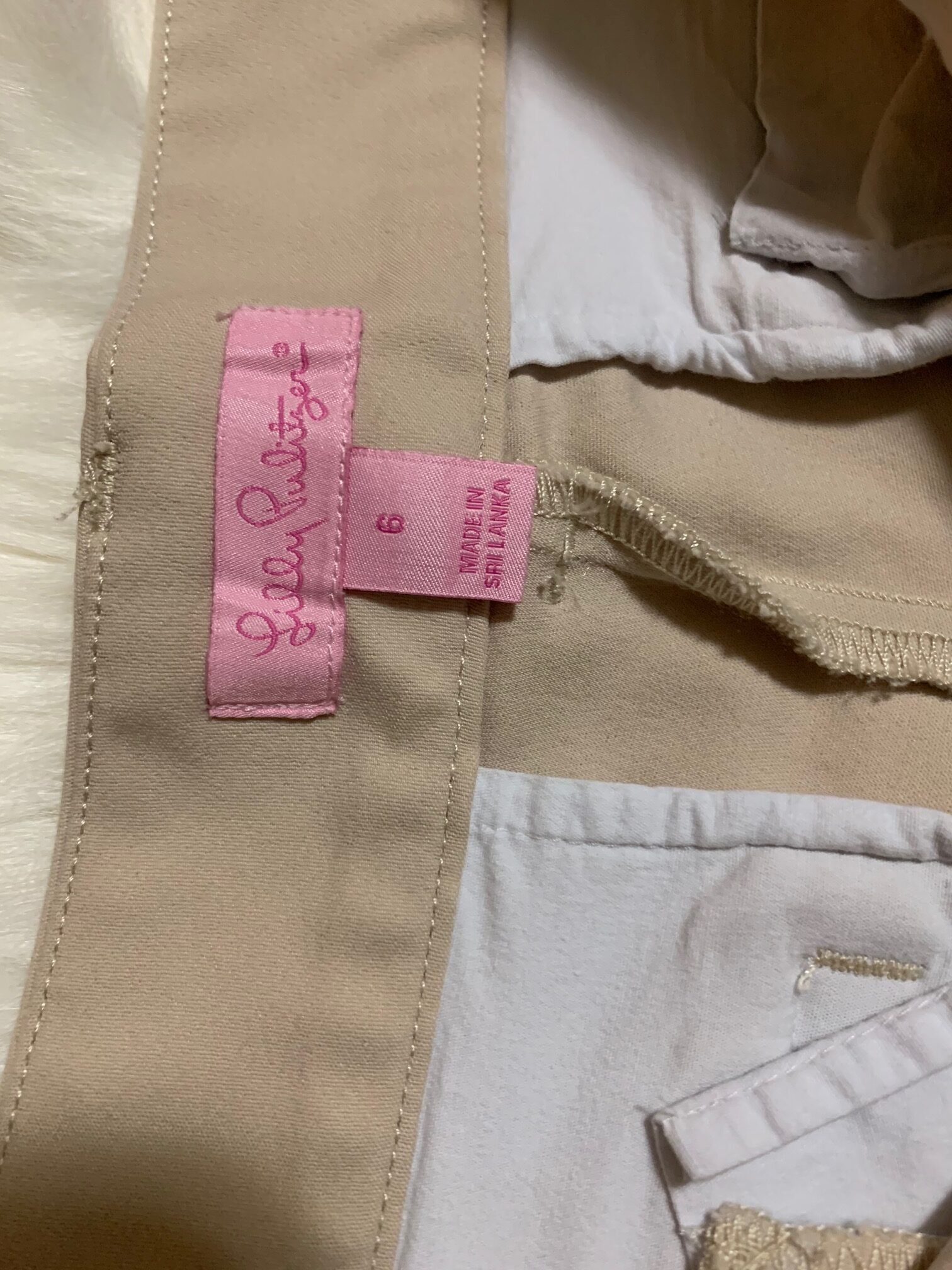 Tan Shorts Size 6
